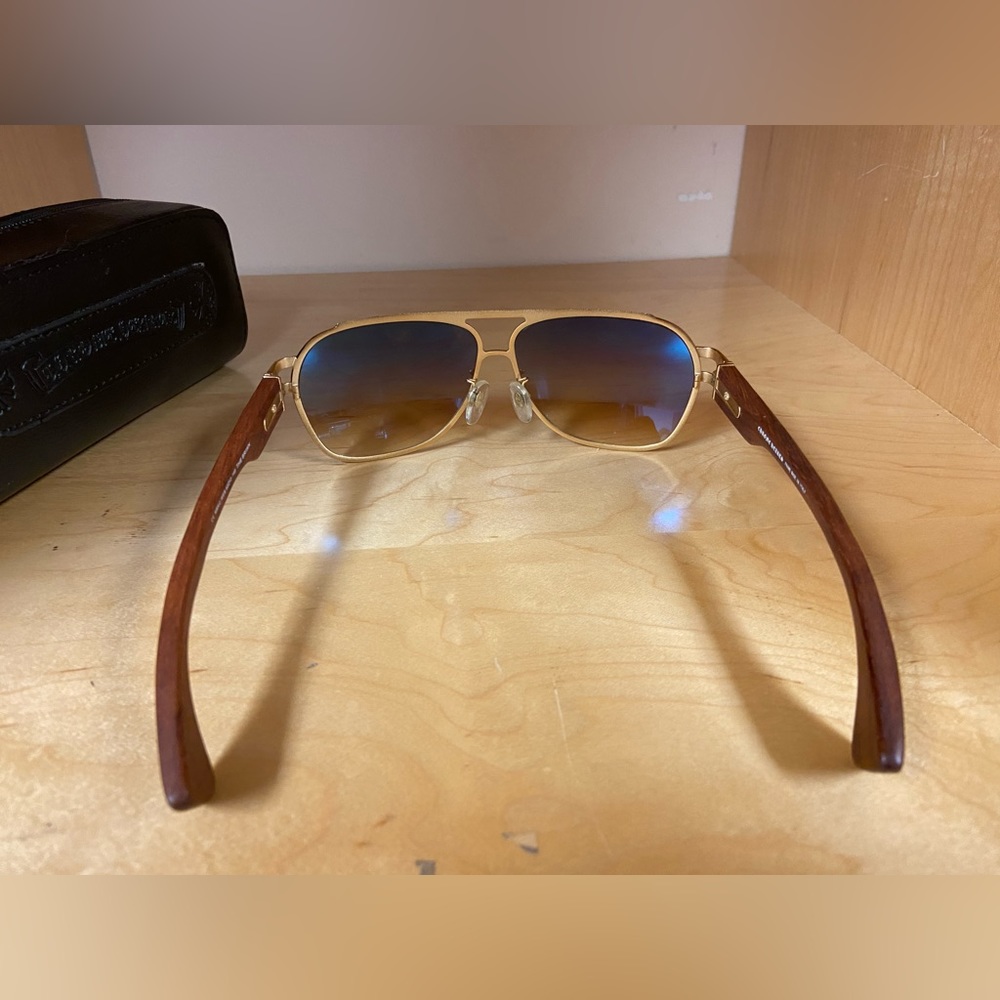 CHROME HEARTS GORGEOUS RICH LOOKING MADE IN ITALY MEN SUNGLASSES - Picture 4 of 8